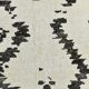 7x10 Neutral White Modern Super Soft Moroccan Rug, 216x294Cm