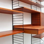 String wall shelf by Kajsa & Nisse Strinning, 1950s