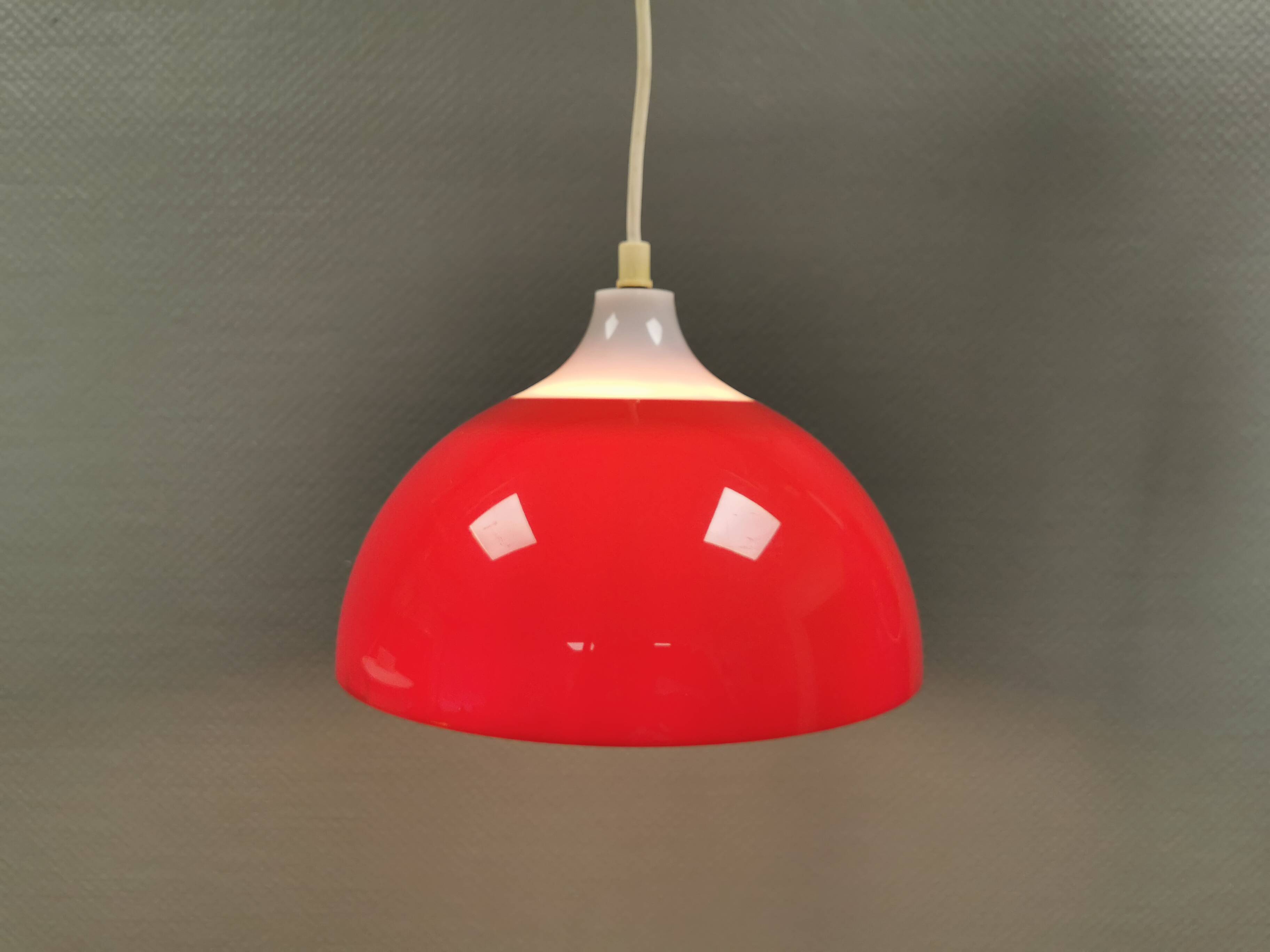 Bent Karlby hanging lamp for ASK (A. Schrøder Kemi), Denmark, 1970s.