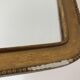 Miroir vintage en bois doré 30x15cm