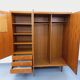 Vintage Scandinavian-style teak wardrobe from the 1960s