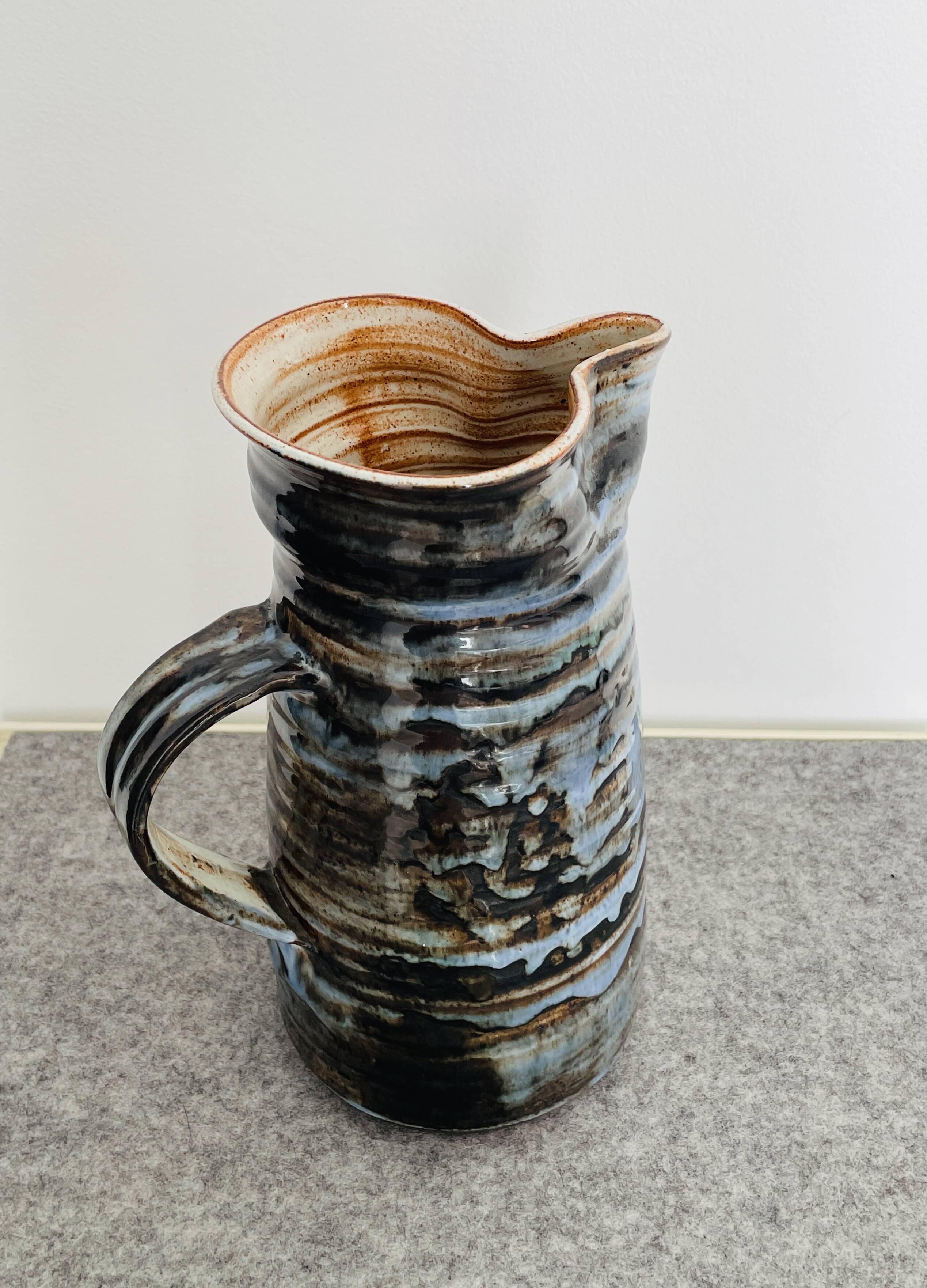 Stoneware carafe - Studio Galois Llangoren Pottery - 60/70