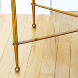 Brass marble coffee table 60s