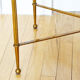 Brass marble coffee table 60s