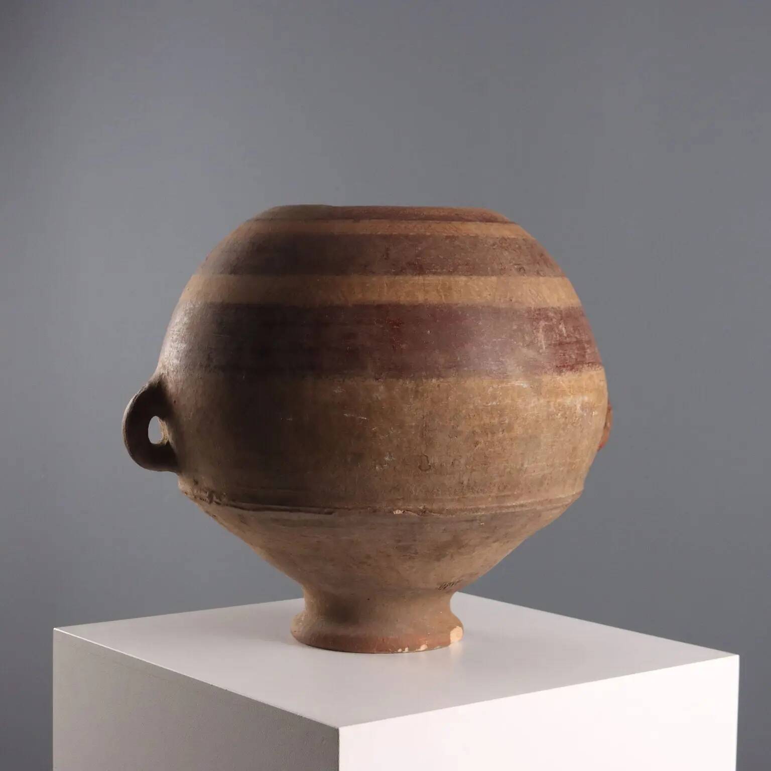 Ancient terracotta vase from Mali, 20th century.