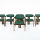 Lot de 8 chaises Pamplona par Augusto Savini pour Pozzi, Italie, années 1960