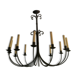 Antique wrought iron chandelier