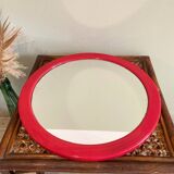 Vintage red mirror