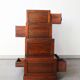 Meuble escaliers, en bois massif, mid century.