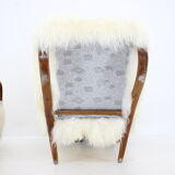 Pair of Armchairs by Jindrich Halabala H-269, Czechoslovakia, 1930s