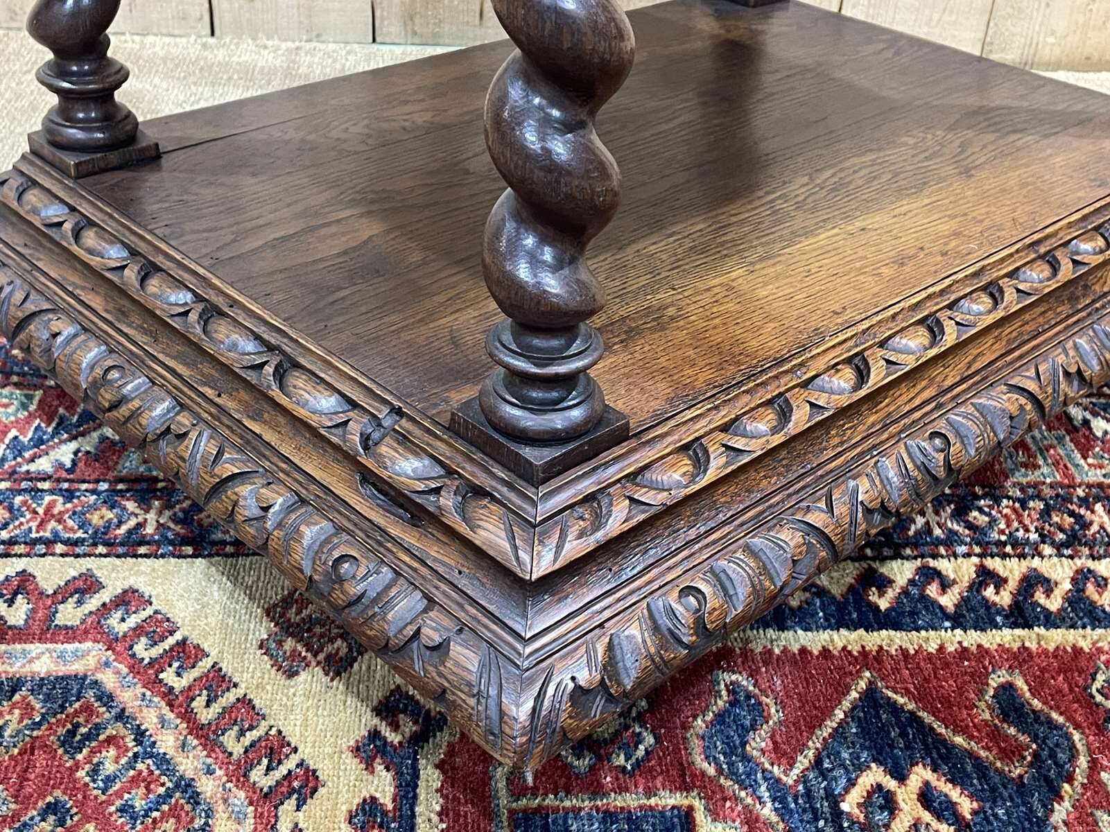Henry II console in oak early 20th century
