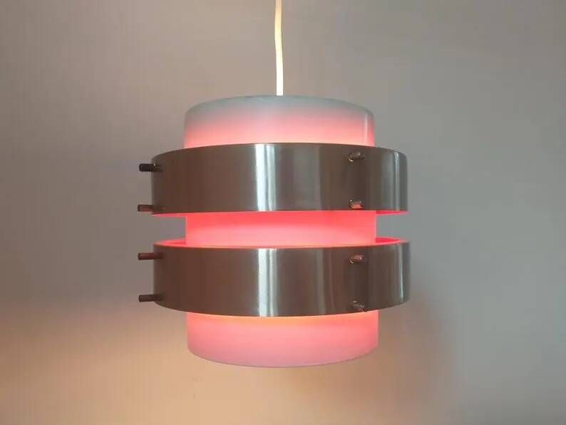 Midcentury Pendant in Style of Jo Hammerborg, Denmark, 1970s