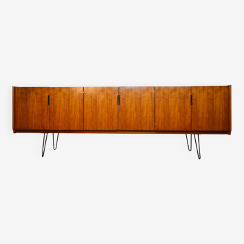 Scandinavian teak sideboard and “pin” legs