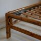 Vintage rattan shell bed