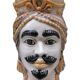 Sicilian ceramic head vases/ Moorish heads