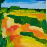 Modern Mediterranean landscape