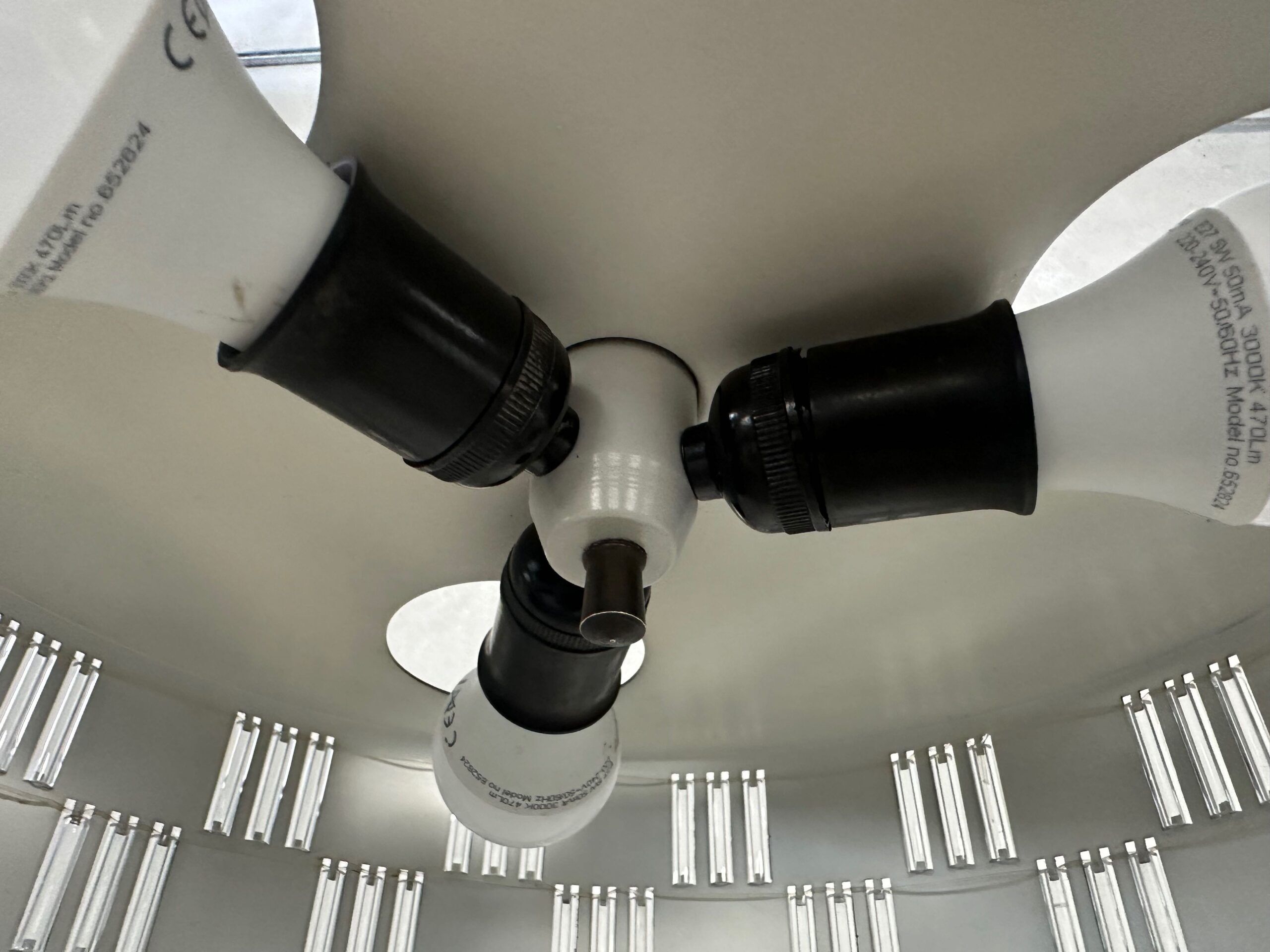 Vintage space age pendant lamp