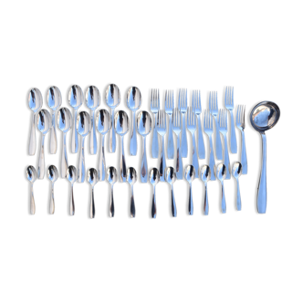 MENAGERE CHRISTOFLE MODELE ATLAS METAL SILVER 37 PCES ( luc lanel )