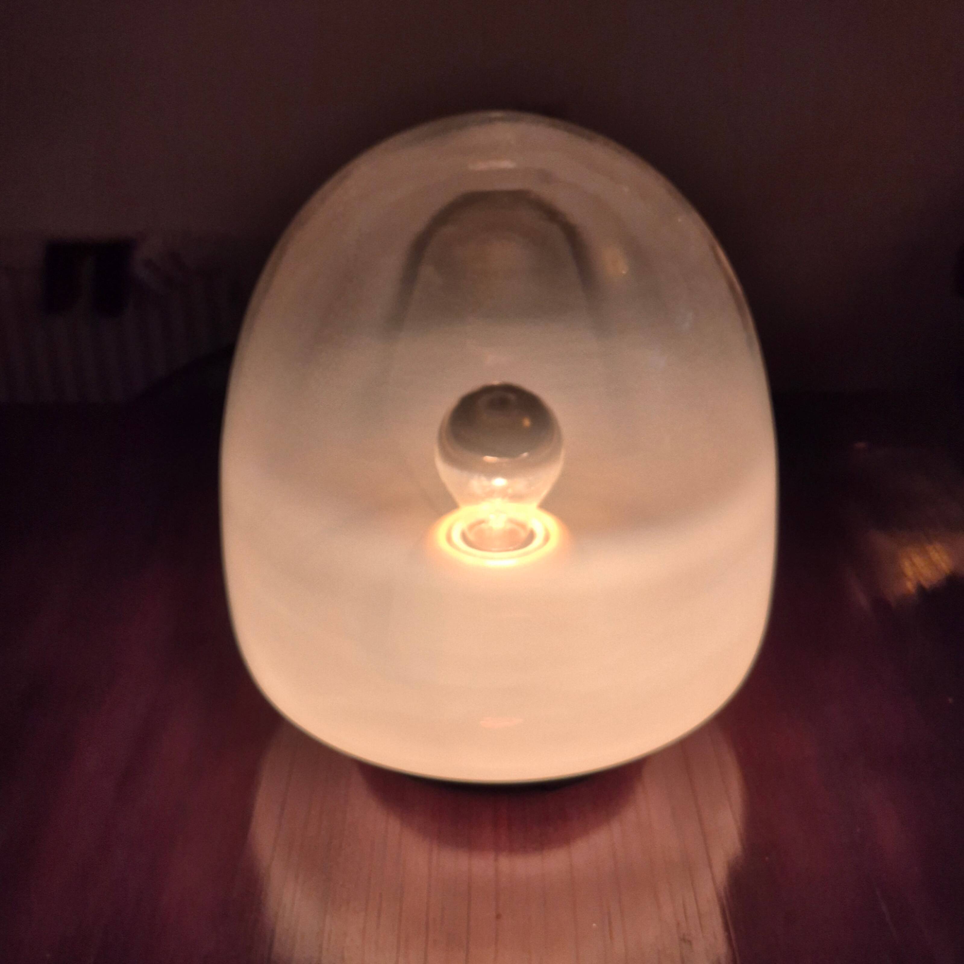 Set of 2 Ebe table lamps by Giusto Toso for Leucos, Italy 1970s