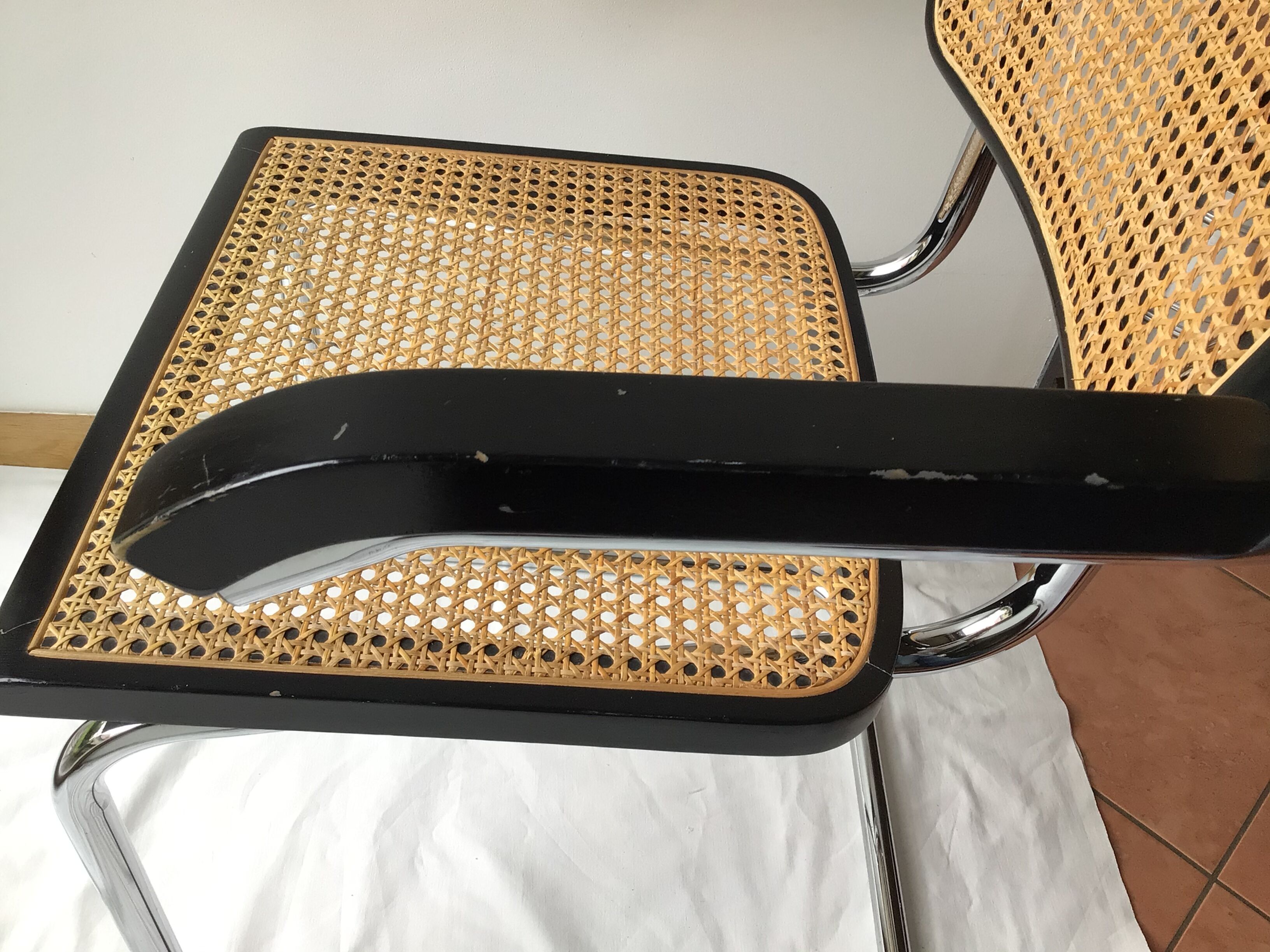 B64 Cesca Marcel Breuer black chair