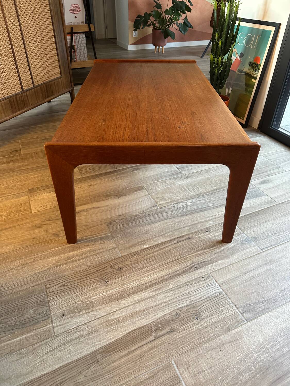 Arne Wahl Iversen 60s rectangular coffee table