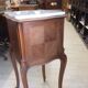 Table de chevet bois et marbre