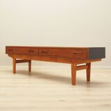 Lowboard en teck, design danois, années 1960, production : Danemark