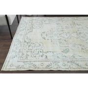 1970s Turkish Oushak Handmade Wool Cotton Orange Area Rug 178x307