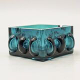 Space age ashtray Mid century bubbled glass design Wihelm Braun Feldweg