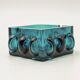 Space age ashtray Mid century bubbled glass design Wihelm Braun Feldweg
