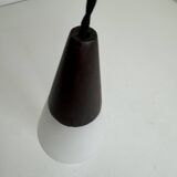 VINTAGE SCANDINAVIAN OPALINE SUSPENSION LIGHT