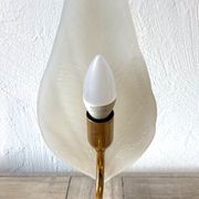 Large vintage leaf lamp - Murano - Italian design - Hollywood Regency