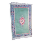 Moroccan rug 123x185cm handmade wool on cotton
