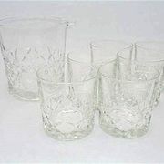 Seau à glace assorti de 6 verres
