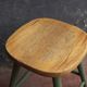 Milk painted pine stool, 1960s