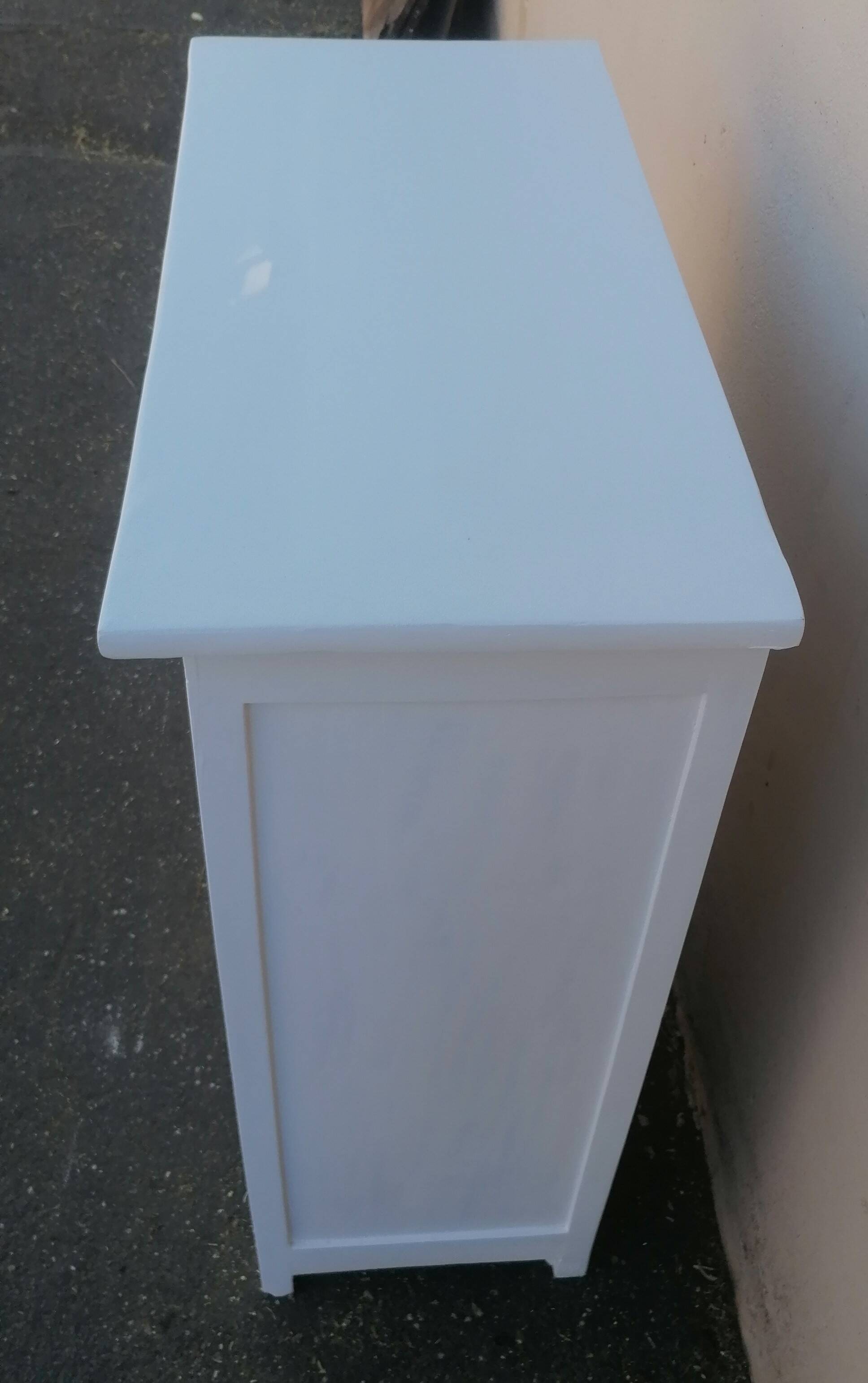 Very beautiful vintage Parisian furniture with 2 white doors from 1940