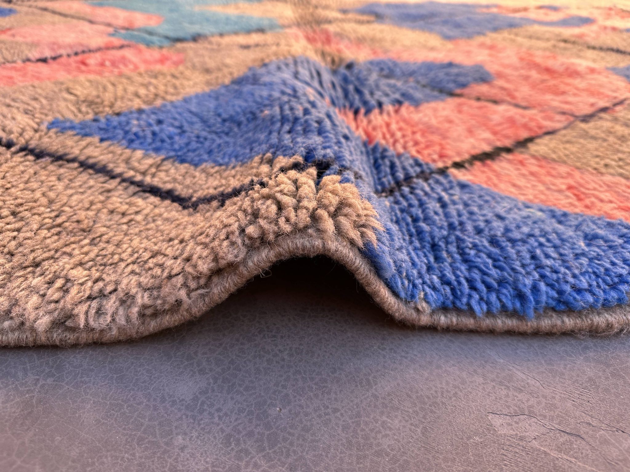 Colorful Beni M'Rirt Berber rug - 150 x 106 cm