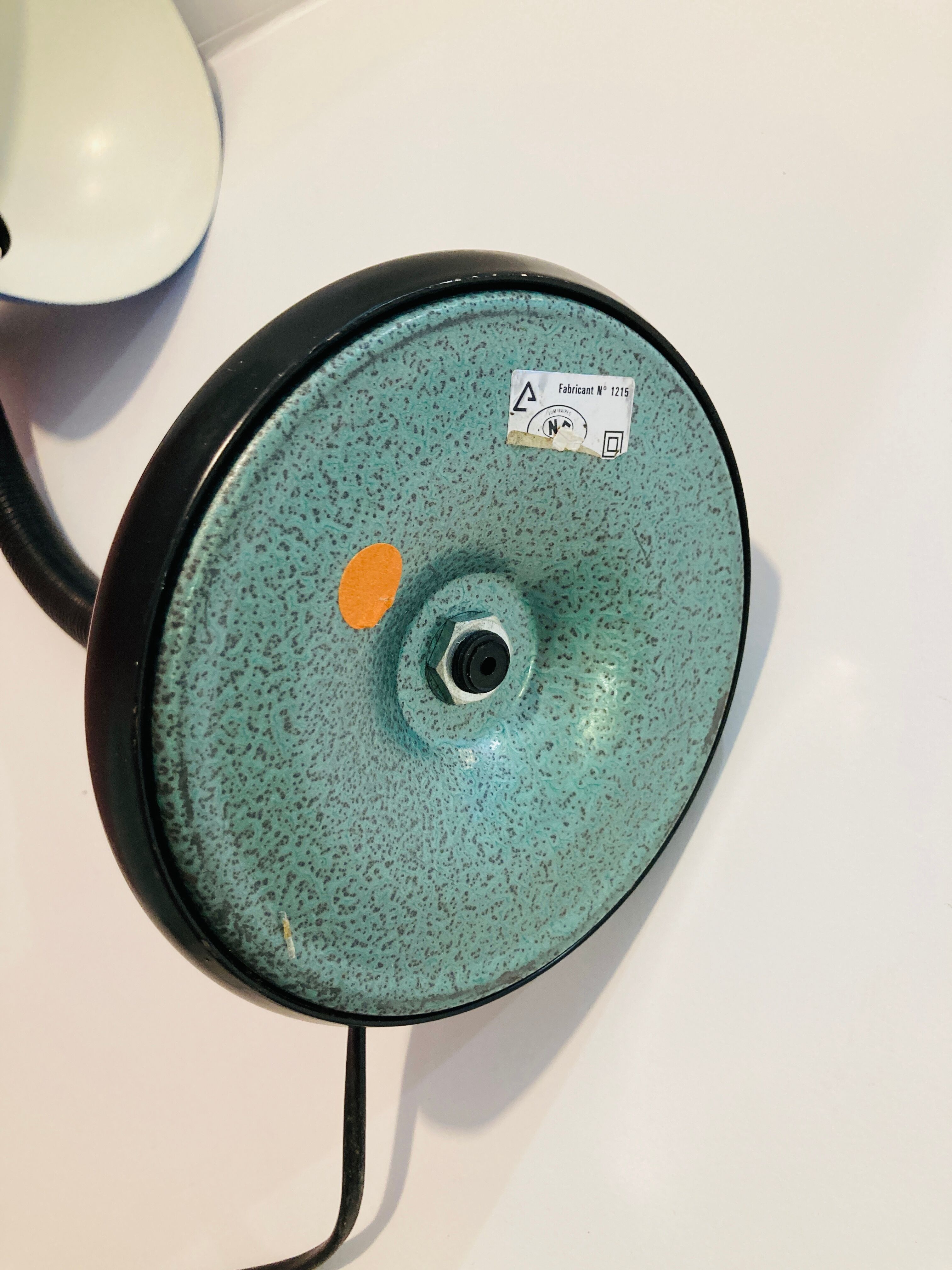 Blue table lamp from the 60s-70s - retro -vintage