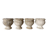 Antique Medici stone planters