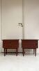 Vintage teak bedside tables
