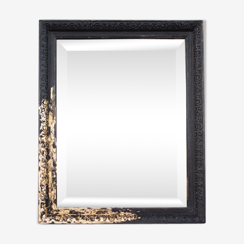 Miroir ancien biseauté 42 x 33 cm