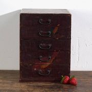 Antique Japanese lacquered kodansu with five drawers – Japan, circa 1900