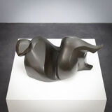 Abstract bronze female sculpture by Francine Govers, 1990s