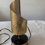 Perforated metal night light.