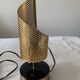 Perforated metal night light.