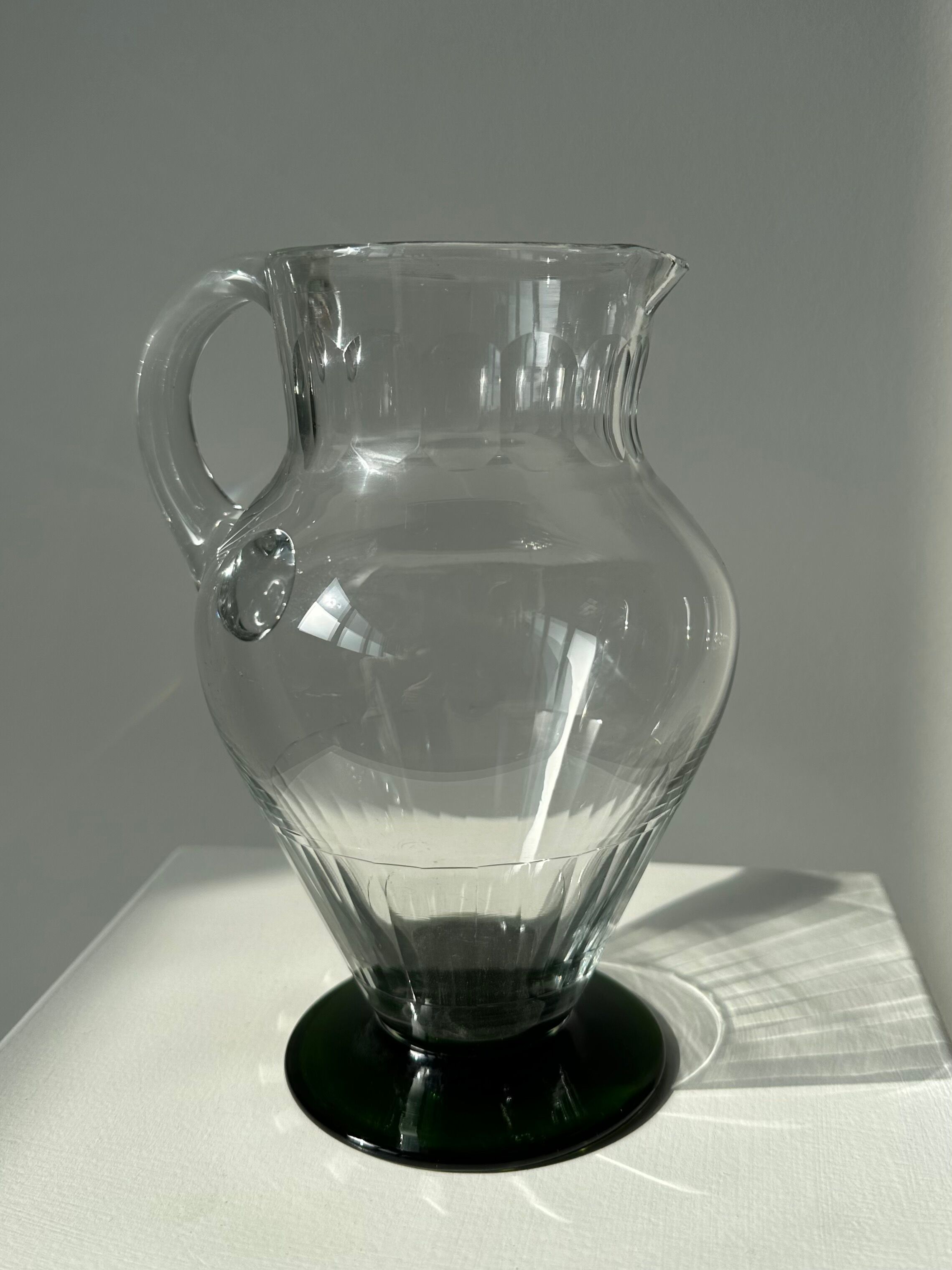 Vintage glass decanter
