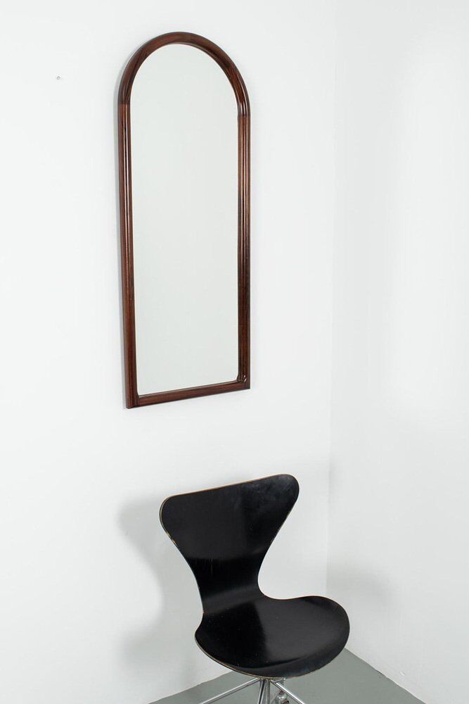 Mirror with Wooden Frame, Vildbjerg, 1970s