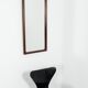 Mirror with Wooden Frame, Vildbjerg, 1970s