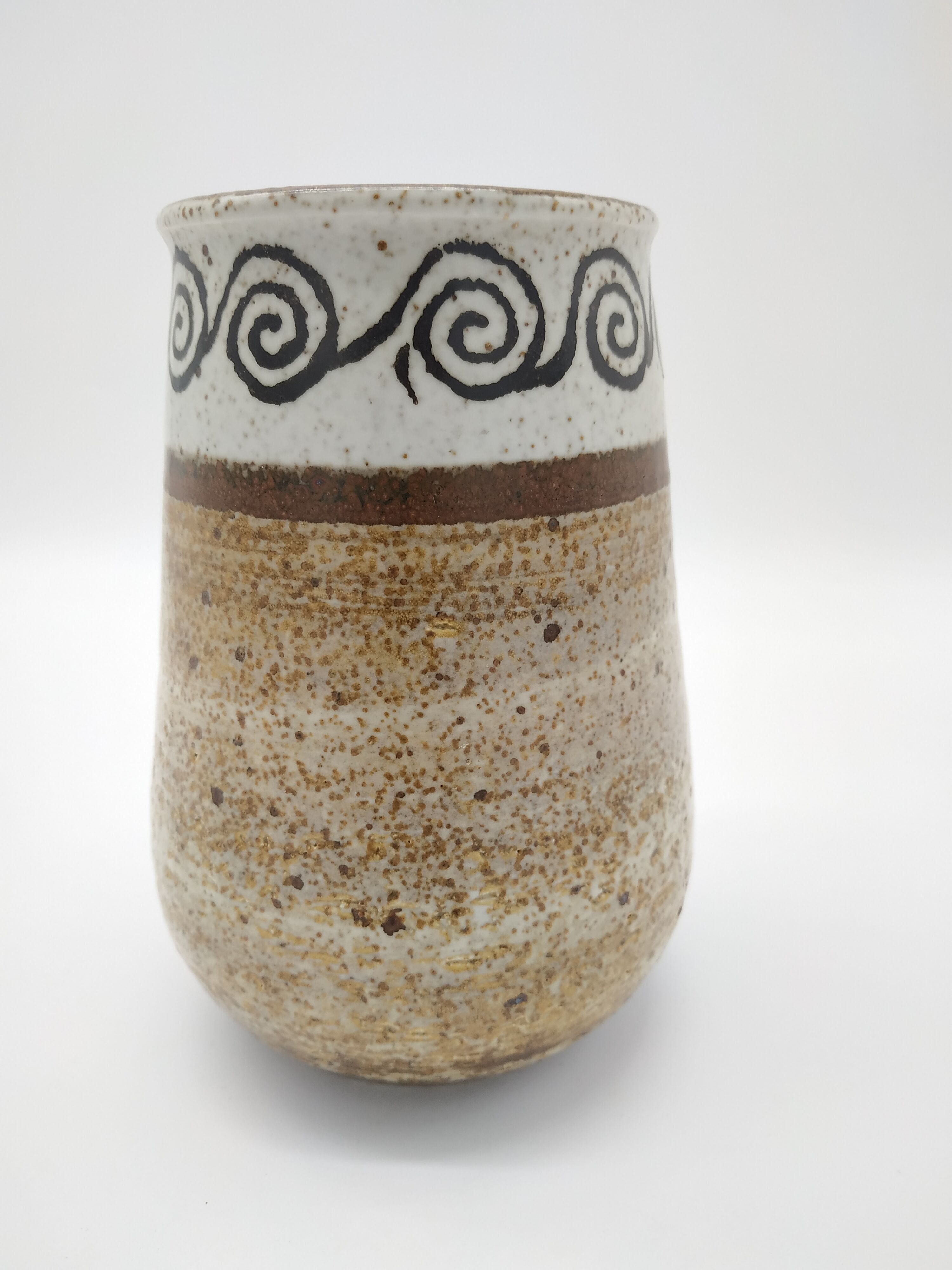 Swedish vase from the Rörstrand Drejar gruppen factory in 1974