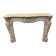 Louis XV style fireplace in white Carrara marble, 19th century